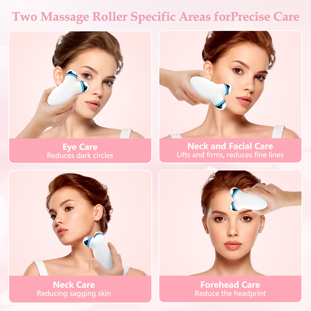 LiftGlow Microcurrent Facial Toning Device – White