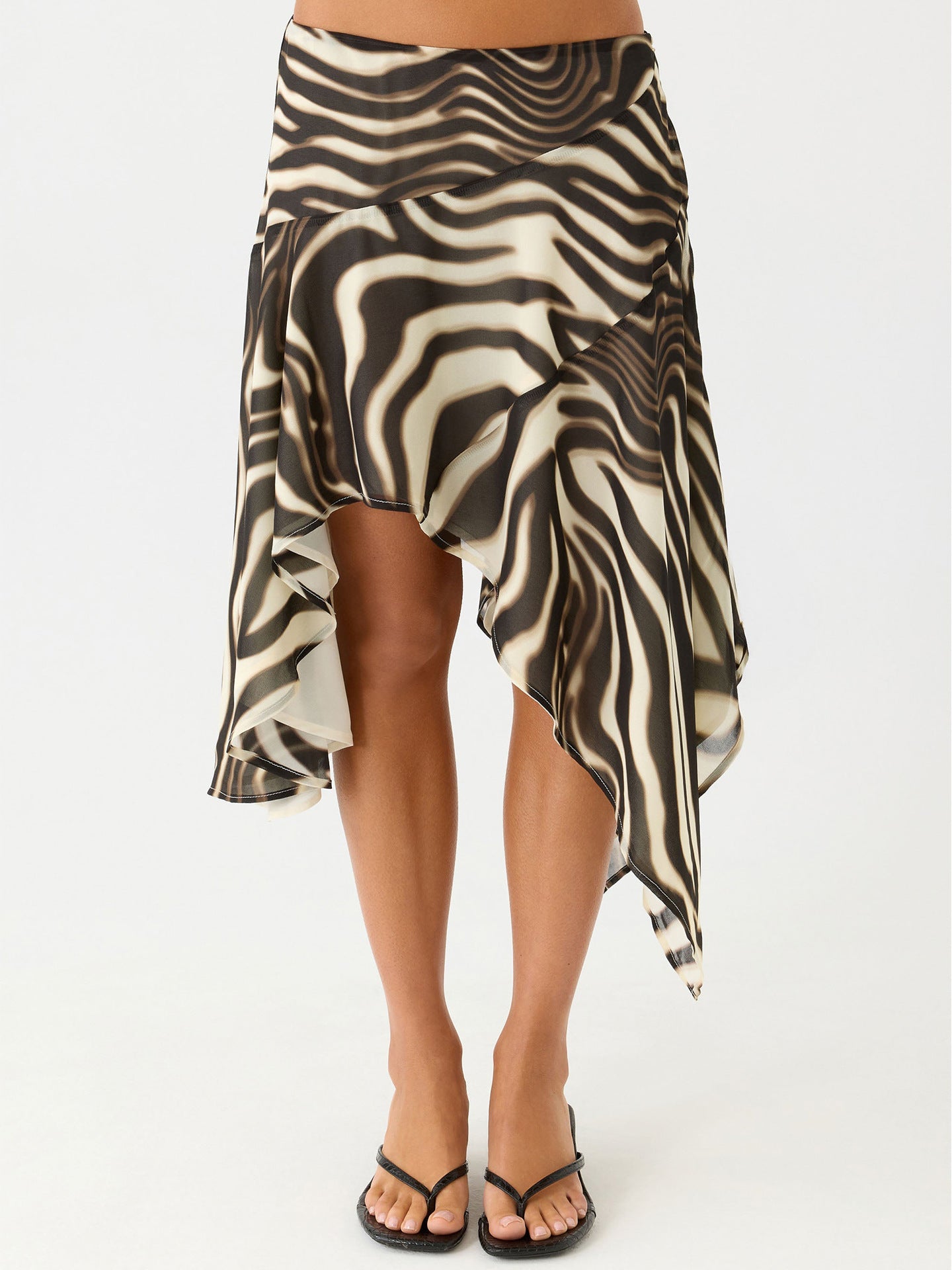 Resort-style European And American Half Skirt New High-waisted Design