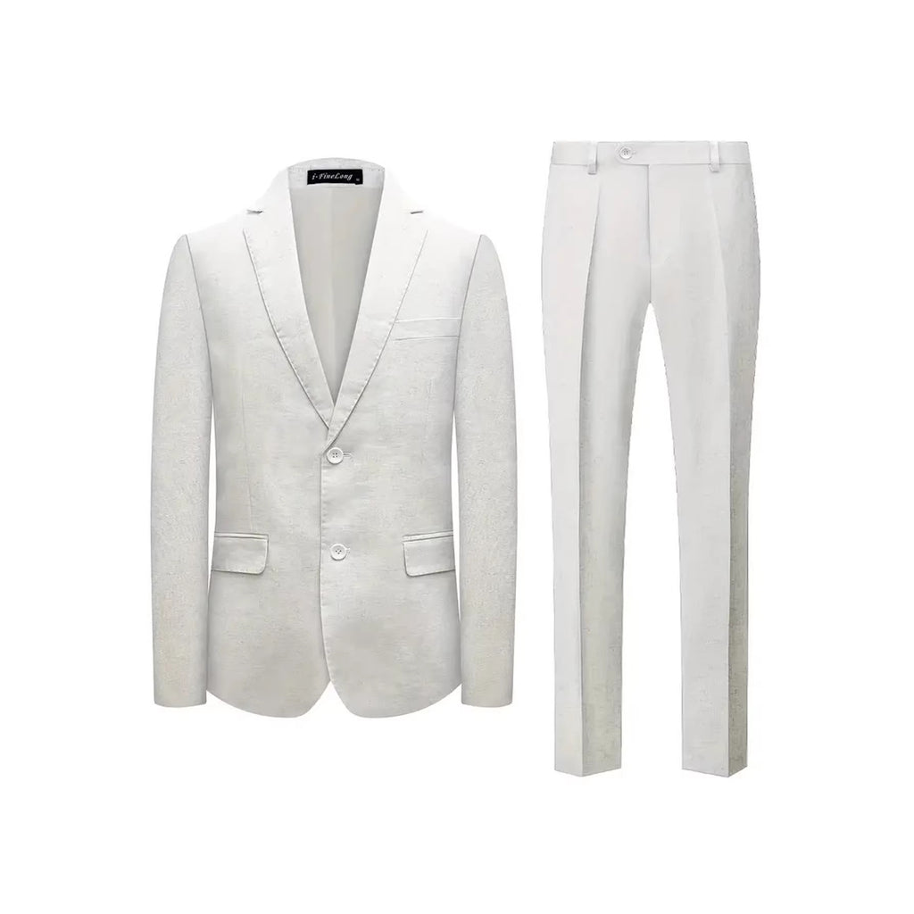 Men’s Slim-Fit Formal Suit for Balls & Banquets – Apricot