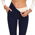 Fleece Sports Leggings High Elasticity And Warmth