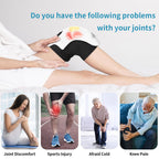 Smart Heated Knee Massager with Deep Kneading