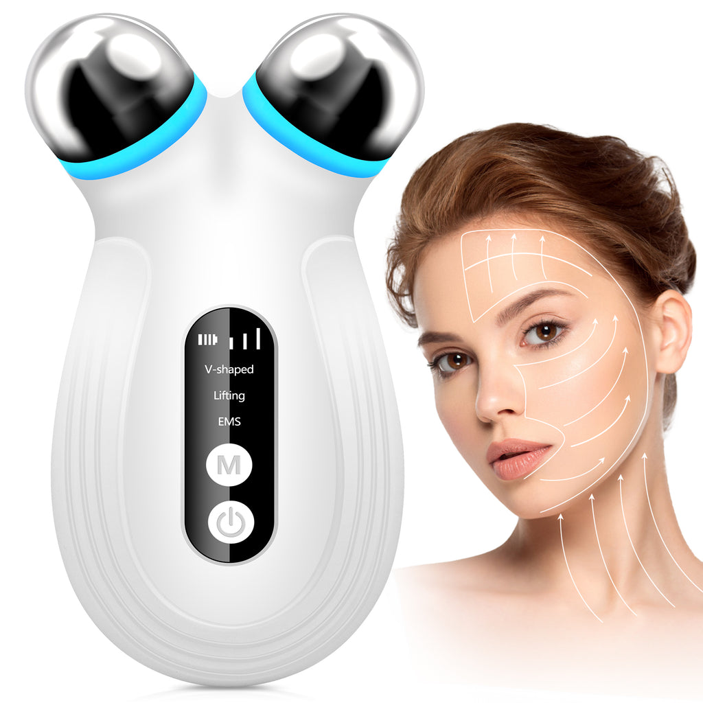 LiftGlow Microcurrent Facial Toning Device – White
